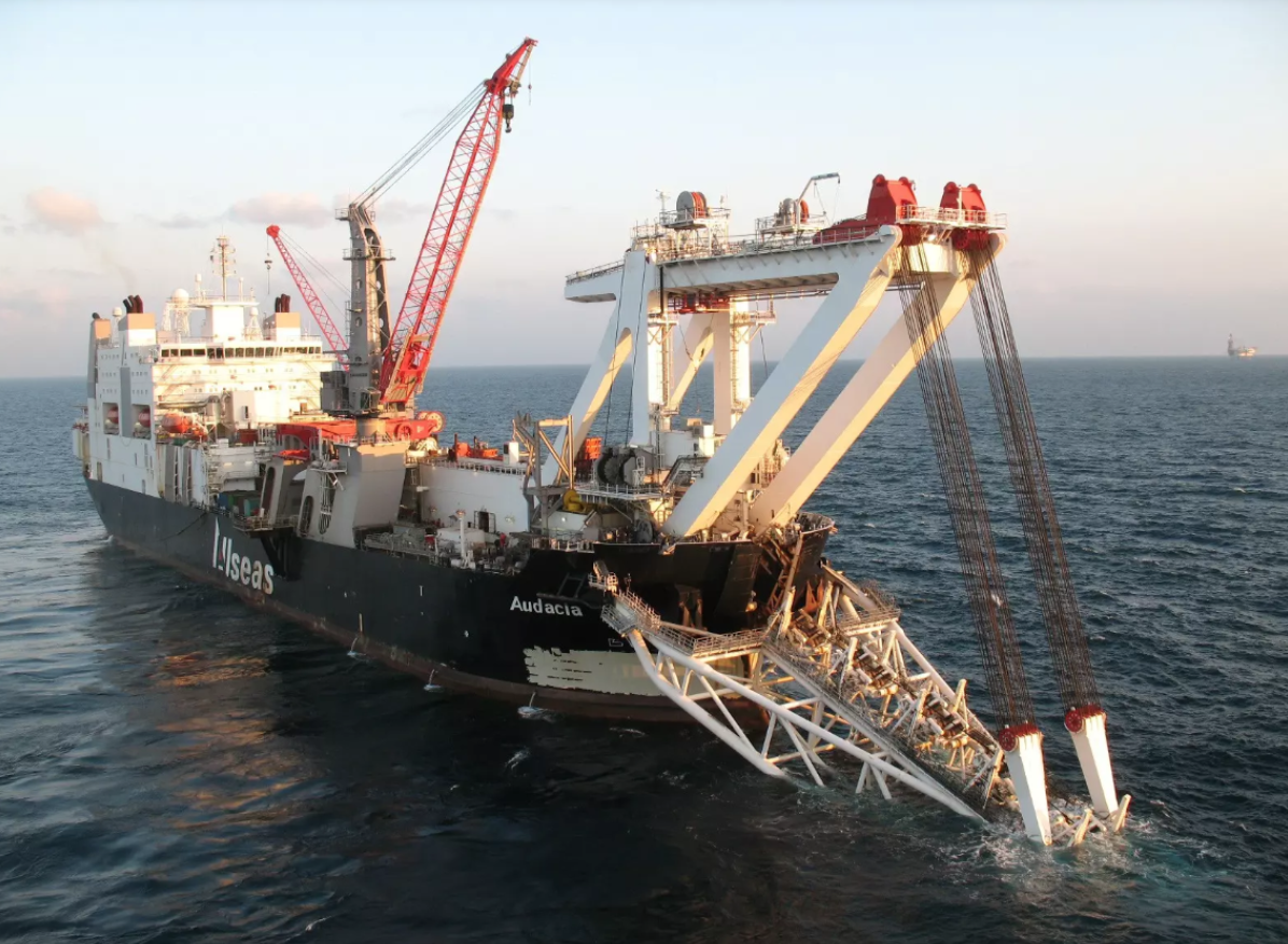 Subsea Audacia pipelaying vessel