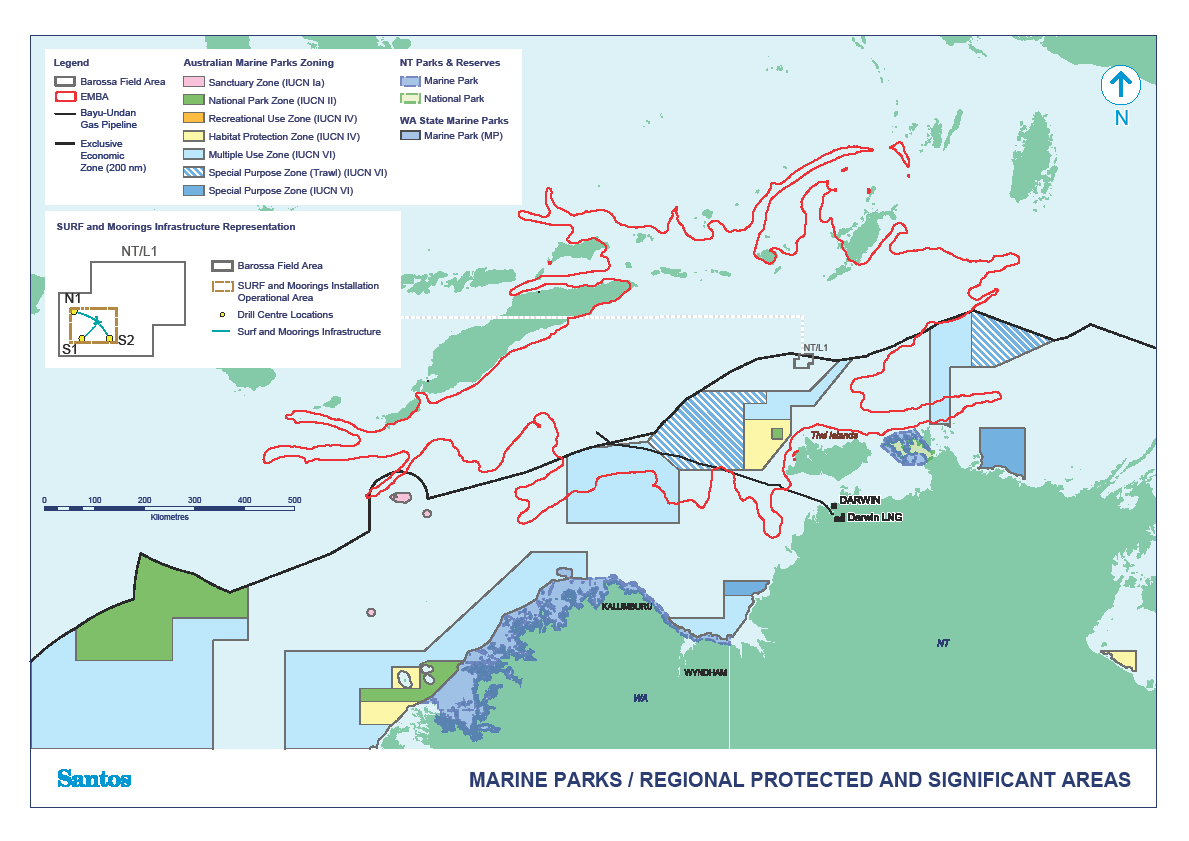Regional protected and significant areas 